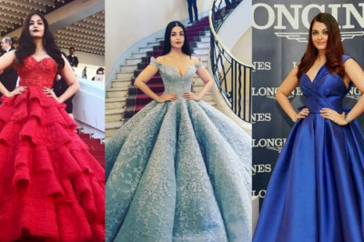 Pics of Aishwarya Rai Bachchan looking like a celestial beauty in gowns, because your eyes deserve the best.TQ