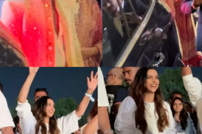 Deepika Padukone and Ranveer Singh were spotted in Mumbai in traditional attires and looked just on point. However, it seems like their daughter, Dua, was at home.TQ