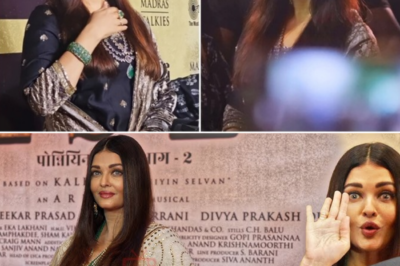 At a previous movie trailer launch, Aishwarya Rai stole the spotlight, captivating everyone with her grace and beauty!